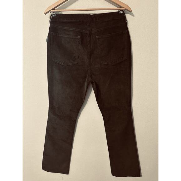 Old Navy Extra High Rise Kicker Boot-cut Corduroy Pants Women's Sz 12 Brown NWT - Picture 10 of 13